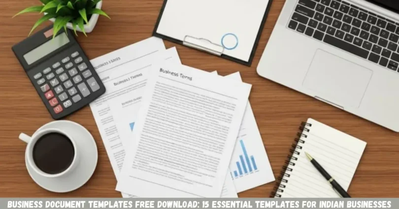 business document templates free download: 15 essential templates for indian businesses