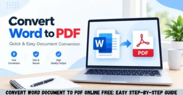 convert word document to pdf online free: easy step-by-step guide