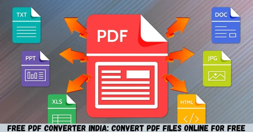 free pdf converter india: convert pdf files online for free