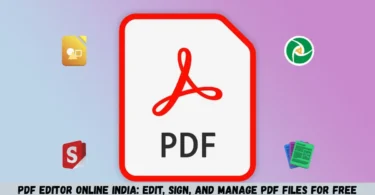 pdf editor online india: edit, sign, and manage pdf files for free