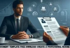 resume document template free download: create a professional resume for free