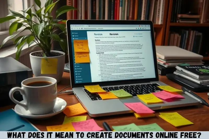 what does it mean to create documents online free?