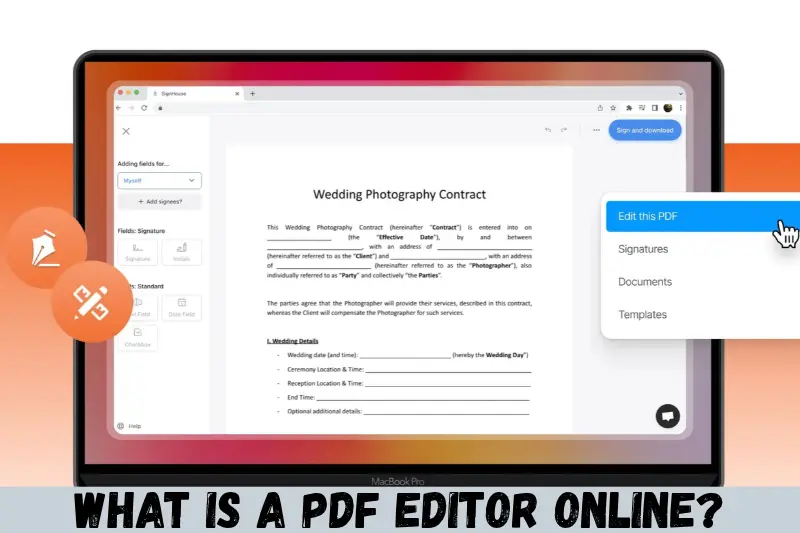 what is a pdf editor online?